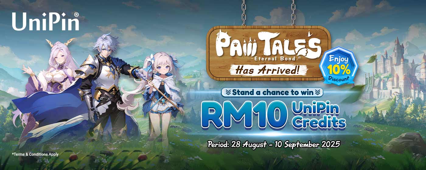 🐾 Paw Tales: Eternal Bond has arrived! Top Up now and enjoy up to 10% Discount 🎉(MY)